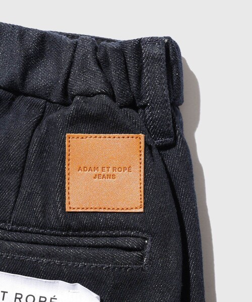 ADAM ET ROPE'(アダムエロペ)の「13oz デニムワイドイージーパンツ / ADAM ET ROPE' JEANS(デニムパンツ・メンズ・ブラック系/ネイビー・L/M/S)」の20枚目の写真