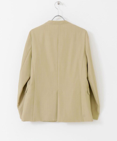 URBAN RESEARCH（アーバンリサーチ）の「ノーカラージャケット（ノーカラージャケット・レディース・BEIGE/NAVY・36/38）」の8枚目の写真