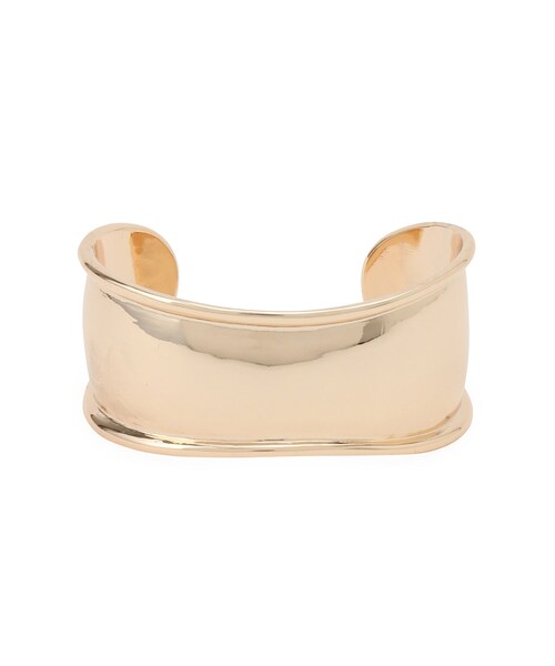 VIS（ビス）の「ニュアンスワイドメタルバングル（バングル/リストバンド・レディース・ゴールド/シルバー・F）」の22枚目の写真