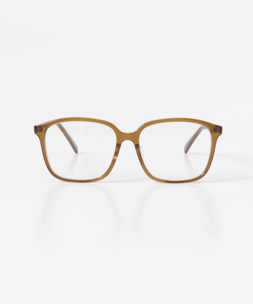 URBAN RESEARCH（アーバンリサーチ）の「『別注』KANEKO OPTICAL×URBAN RESEARCH　スクエアクリアUVレンズ（メガネ・レディース・クリアオリーブ/クリアブラウン・-）」の11枚目の写真