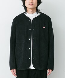 URBAN RESEARCH DOORS | DANTON FLEECE COLLARLESS JACKET(テーラードジャケット)