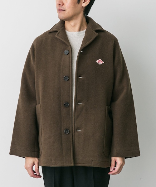 URBAN RESEARCH DOORS(アーバンリサーチドアーズ)の「DANTON WOOL MELTON JACKET(テーラードジャケット・メンズ・GREY/DK NAVY/DK OLIVE/BEIGE/ORANGE・38/40/42)」の3枚目の写真