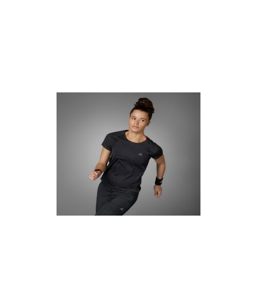 adidas（アディダス）の「アディゼロ ランニング半袖Tシャツ（トップス・レディース・ピンク/ブラック・J/S/J/M/J/L/J/XL/J/2XL/J/XS/XS/M/L/3XL/5XL/J/3XL）」の14枚目の写真