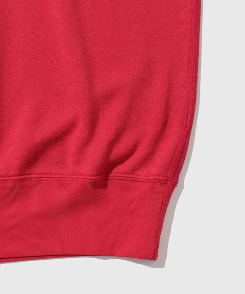 ADAM ET ROPE'(アダムエロペ)の「【AURALEE/オーラリー】HIGH TWIST LIGHT SWEAT P/O(スウェット・メンズ・ブラック/レッド・3/4/5)」の11枚目の写真