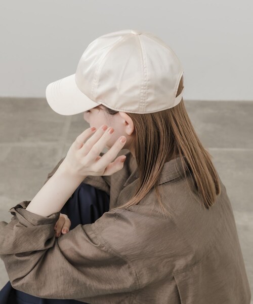 SMELLY（スメリー）の「サテンキャップ（キャップ・レディース・CGY/BEG・-）」の11枚目の写真