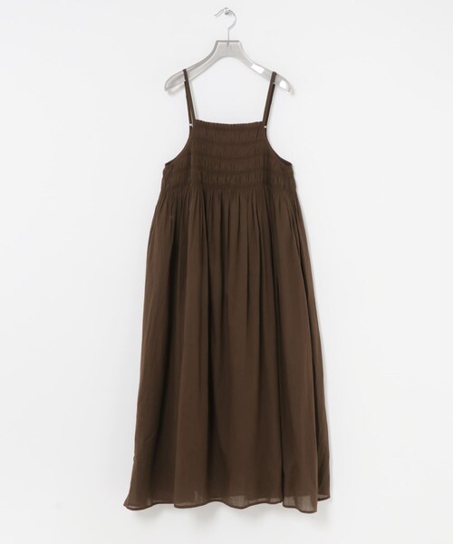 URBAN RESEARCH(アーバンリサーチ)の「コットンギャザーキャミワンピース(ワンピース・レディース・BLACK/BROWN/RED・Free)」の21枚目の写真