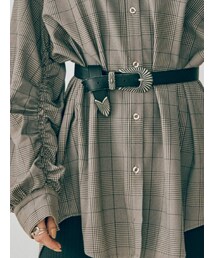 EVRIS | メタルバックルフェイクレザーベルト(ベルト)