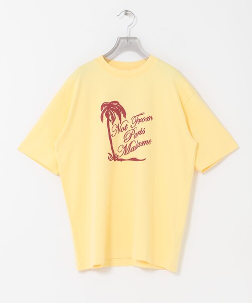 URBAN RESEARCH(アーバンリサーチ)の「Drole de Monsieur T-SHIRTS SLOGAN PALMIERS(Tシャツ/カットソー・レディース・L YELLOW・XS/S)」の9枚目の写真