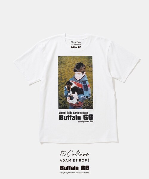 ADAM ET ROPE'(アダムエロペ)の「【Buffalo 66 × 10Culture for ADAM ET ROPE'】Buffalo 66 T SHIRT(Tシャツ/カットソー・レディース・ブラック/ブラック系/スミクロ/チャコール/グレー/ライトグレー/グレー系/ホワイト/ホワイト系・L/M/XL)」の6枚目の写真