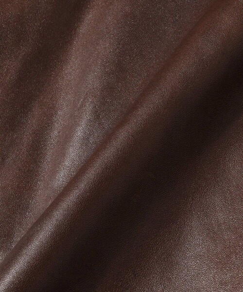 ADAM ET ROPE'（アダムエロペ）の「【AURALEE/オーラリー】HEAVY LAMB LEATHER RIDERS JACKET（ライダースジャケット・メンズ・ダークブラウン・4/5）」の20枚目の写真