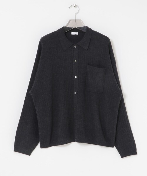 URBAN RESEARCH(アーバンリサーチ)の「crepuscule Crepe Knit Shirt(シャツ/ブラウス・メンズ・BROWN/BLACK・1/2)」の6枚目の写真