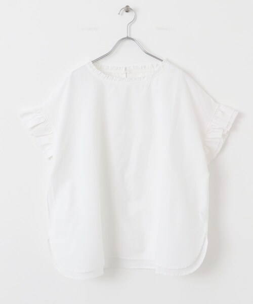 ITEMS URBANRESEARCH(アイテムズ アーバンリサーチ)の「ダブルフリルブラウス(シャツ/ブラウス・レディース・SRP/WHT/BRN・FREE)」の12枚目の写真