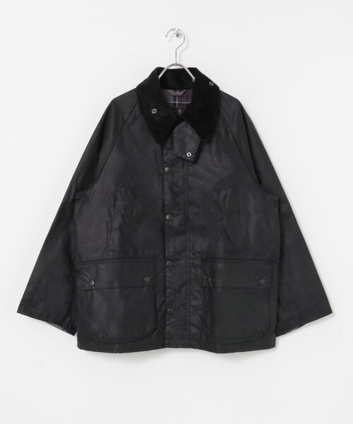 URBAN RESEARCH（アーバンリサーチ）の「Barbour　os wax bedale（テーラードジャケット・レディース・Sage/Black・34）」の4枚目の写真