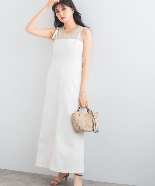 URBAN RESEARCH ROSSO（アーバンリサーチロッソ）の「『別注』Lee×ROSSO　BELTED CAMISOLE DRESS（ワンピース・レディース・ONE WASH/WHITE・XS/S）」の5枚目の写真