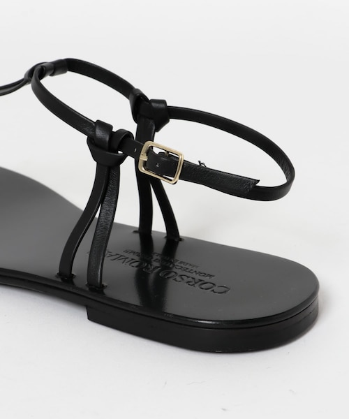 かぐれ（カグレ）の「CORSO ROMA, 9　STRAP SANDAL（サンダル・レディース・WHITE/BLACK・36/37/38）」の16枚目の写真