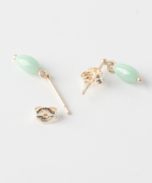 かぐれ（カグレ）の「Toile　DS GLASS BEADS PIERCE（ピアス（両耳用）・レディース・L.GR・Free）」の6枚目の写真