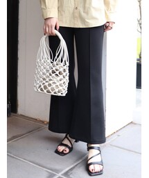 MURUA | ボンディングフレアパンツ(その他パンツ)