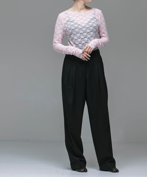 URBAN RESEARCH（アーバンリサーチ）の「ambiguous　Lace Body Suit（その他アンダーウェア/インナー・レディース・WHITE/BLACK/PINK・FREE）」の21枚目の写真