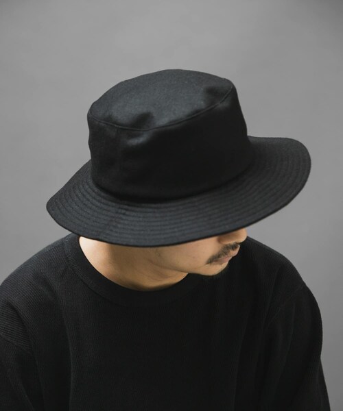 URBAN RESEARCH(アーバンリサーチ)の「『別注』KIJIMA TAKAYUKI×URBAN RESEARCH ウールフランネルハット(ハット・メンズ・40 NAVY/01 BLACK/04 GRAY・2)」の5枚目の写真