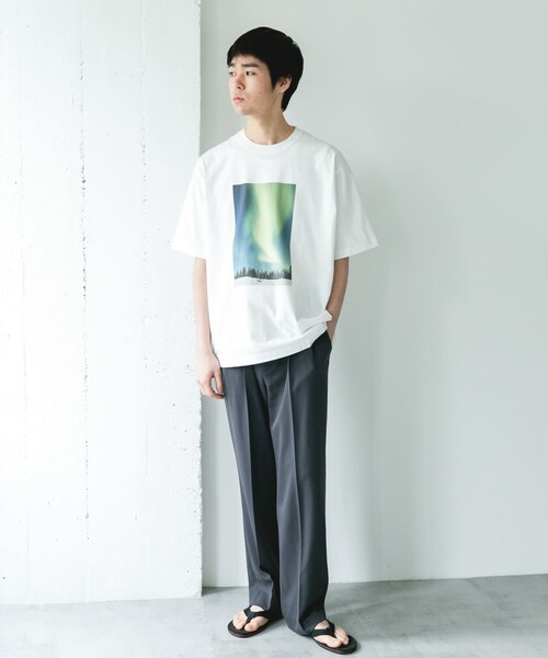 URBAN RESEARCH DOORS(アーバンリサーチドアーズ)の「NATURE PHOTO SHORT-SLEEVE T-SHIRTS(Tシャツ/カットソー・メンズ・WHITE/BLACK・M/L)」の10枚目の写真