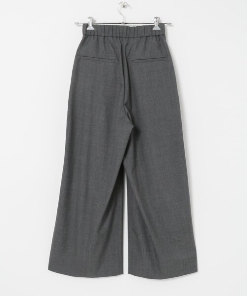 URBAN RESEARCH(アーバンリサーチ)の「ATON WOOL TROPICAL WIDE PANTS(その他パンツ・レディース・BLACK/TOP GRAY・1)」の9枚目の写真