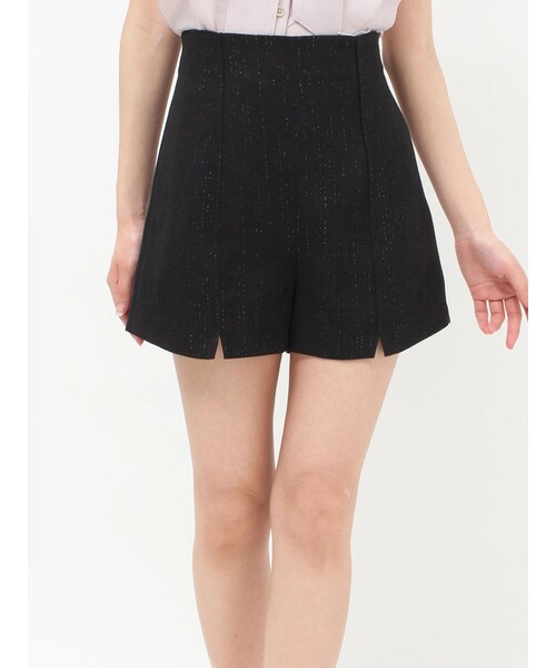 dazzlin（ダズリン）の「ミニスリットコンパクトショートパンツ（その他パンツ・レディース・オフホワイト/チャコールグレー/ブラック・S/M）」の8枚目の写真