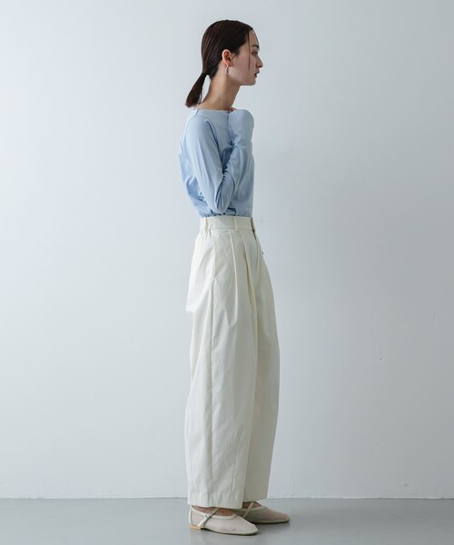 SENSE OF PLACE by URBAN RESEARCH（センスオブプレイスバイアーバンリサーチ）の「『軽量』メッシュフラットシューズ（パンプス・レディース・BLACK/IVORY・S/M/L）」の15枚目の写真