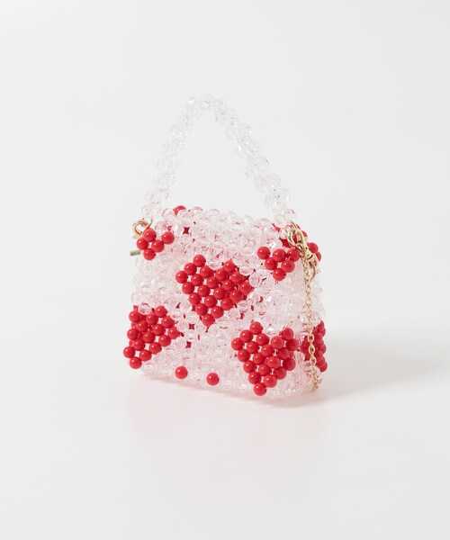 URBAN RESEARCH DOORS（アーバンリサーチドアーズ）の「TOOS　3WAY CHAIN BAG MINI（ショルダーバッグ・レディース・RED・One）」の4枚目の写真