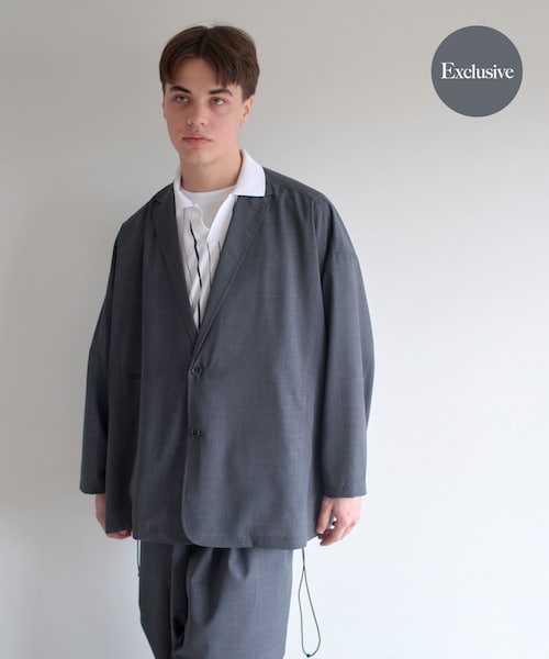 別注』SFC×URBS TAILORED SHIRT JACKET