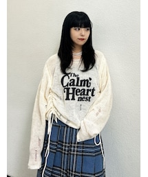 jouetie | ギャザーシアーニット(ニット/セーター)