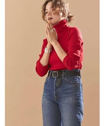 Ungrid | リアルレザーワイドベルト(ベルト)