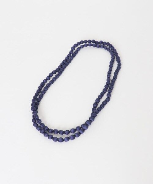 URBAN RESEARCH DOORS(アーバンリサーチドアーズ)の「シルクラップネックレス(ネックレス・レディース・OFF/NAVY/RED・One)」の9枚目の写真