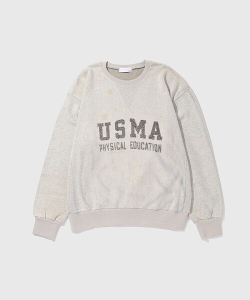ADAM ET ROPE'(アダムエロペ)の「【TOLQ/トルク】Knit Sweat Shirts(スウェット・メンズ・グレー・3/4)」の2枚目の写真