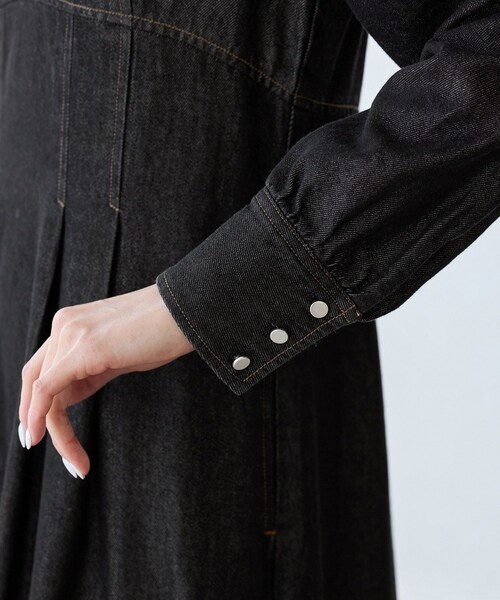 ROPE' PICNIC(ロペピクニック)の「デニムワンピース(ワンピース・レディース・ブラック/ネイビー・36/38)」の21枚目の写真