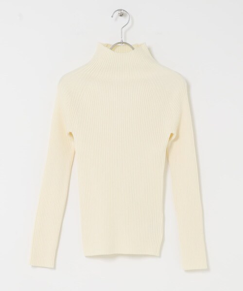 SENSE OF PLACE by URBAN RESEARCH（センスオブプレイスバイアーバンリサーチ）の「『一部WEB限定カラー』『毛玉防止』ストレッチリブハイネックセーター（ニット/セーター・レディース・IVORY/BLACK/RED/GRAY/MOCHA/MUSTARD/GREEN/ORANGE/BLUE/BORDEAUX・COMPACT/one）」の19枚目の写真