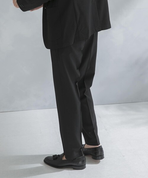 URBAN RESEARCH DOORS（アーバンリサーチドアーズ）の「『イージーケア』LIFE STYLE TAILOR　カルゼストレッチコンフォータブルパンツ（スラックス・メンズ・BLACK/BLUE GRAY/SAGE KHAKI・S/M/L/XL）」の7枚目の写真