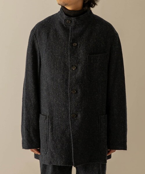 URBAN RESEARCH（アーバンリサーチ）の「A PRESSE　Tweed Hunting Jacket（テーラードジャケット・メンズ・BROWN/NAVY・2/3）」の19枚目の写真