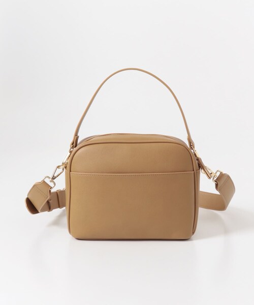 URBAN RESEARCH DOORS(アーバンリサーチドアーズ)の「2WAYスクエアショルダーバッグ(ショルダーバッグ・レディース・BLACK/PEACHBEIGE・One)」の16枚目の写真