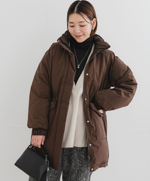 URBAN RESEARCH ROSSO（アーバンリサーチロッソ）の「F by ROSSO　撥水リバーシブルロングダウン（その他アウター・レディース・BROWN/BLACK・Free）」の22枚目の写真