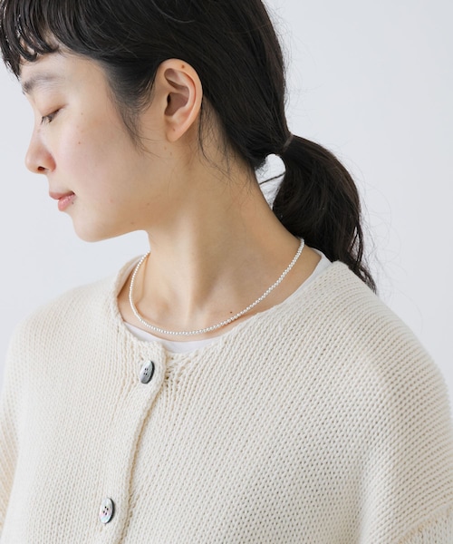 かぐれ（カグレ）の「ERICKA NICOLAS BEGAY　PLAIN DESIGN NECKLACE 45（ネックレス・レディース・OXIDIZED/SHINY・45）」の4枚目の写真