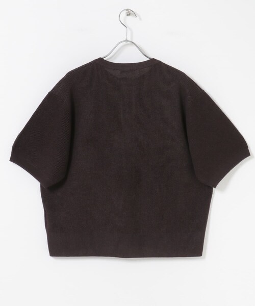 URBAN RESEARCH DOORS(アーバンリサーチドアーズ)の「FORK&SPOON ペーパーニットヘンリーネックプルオーバー(ニット/セーター・レディース・IVORY/BROWN・1)」の15枚目の写真