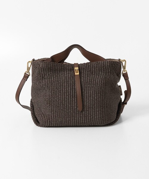 URBAN RESEARCH Sonny Label（アーバンリサーチサニーレーベル）の「VIOLA d’ORO　SANDRO V-8744（ハンドバッグ・レディース・BROWN/NATURAL・OS）」の4枚目の写真