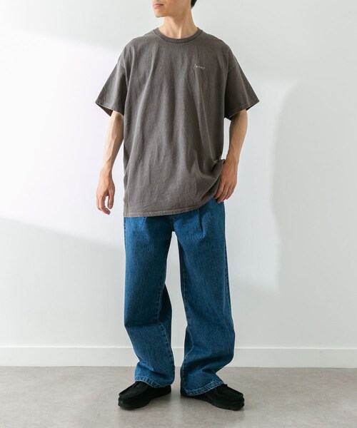 URBAN RESEARCH Sonny Label（アーバンリサーチサニーレーベル）の「『別注』PENNEYS×Sonny Label　ピグメントショートスリーブTシャツ（Tシャツ/カットソー・メンズ・ネイビー/オフ/ブルー/ブラウン/ブラック/レッド・one）」の11枚目の写真