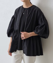 BEARDSLEY（ビアズリー）の「袖ぷっくりリネンジャケット（ノー