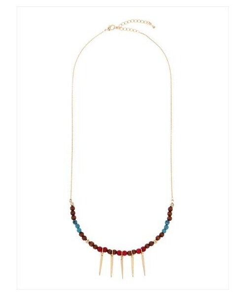 dazzlin（ダズリン）の「【goods】レトロネックレス（ネックレス・レディース・ブルー/レッド・F）」の2枚目の写真