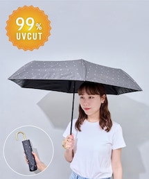 3coins（3coins）の「晴雨兼用折傘ハート（折りたたみ傘）」