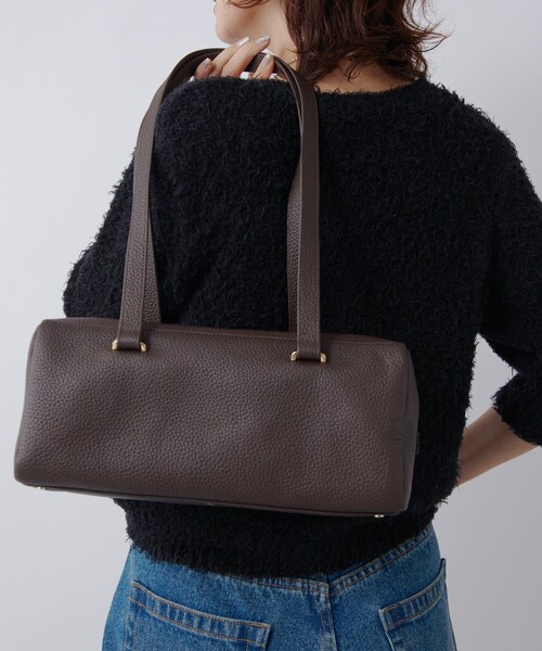 週末sale【新品】リヴドロワ ワイドスクエアショルダーバッグ RIVE DROITE（リヴドロワ）の「予約【コーデのポイントに】ワイド