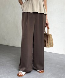 Chez toi | サテンパンツ(パンツ)