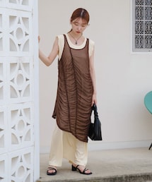 Kastane | シアーシャーリングワンピースSET(ワンピース)