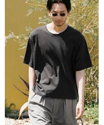 LIDNM | AGED PIMA DRIFT TEE(Tシャツ/カットソー)